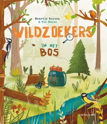Wildzoekers  in het bos